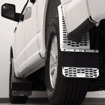 Picture of Putco PUT Mud Skins-Polished SS Mud Flaps - 78050