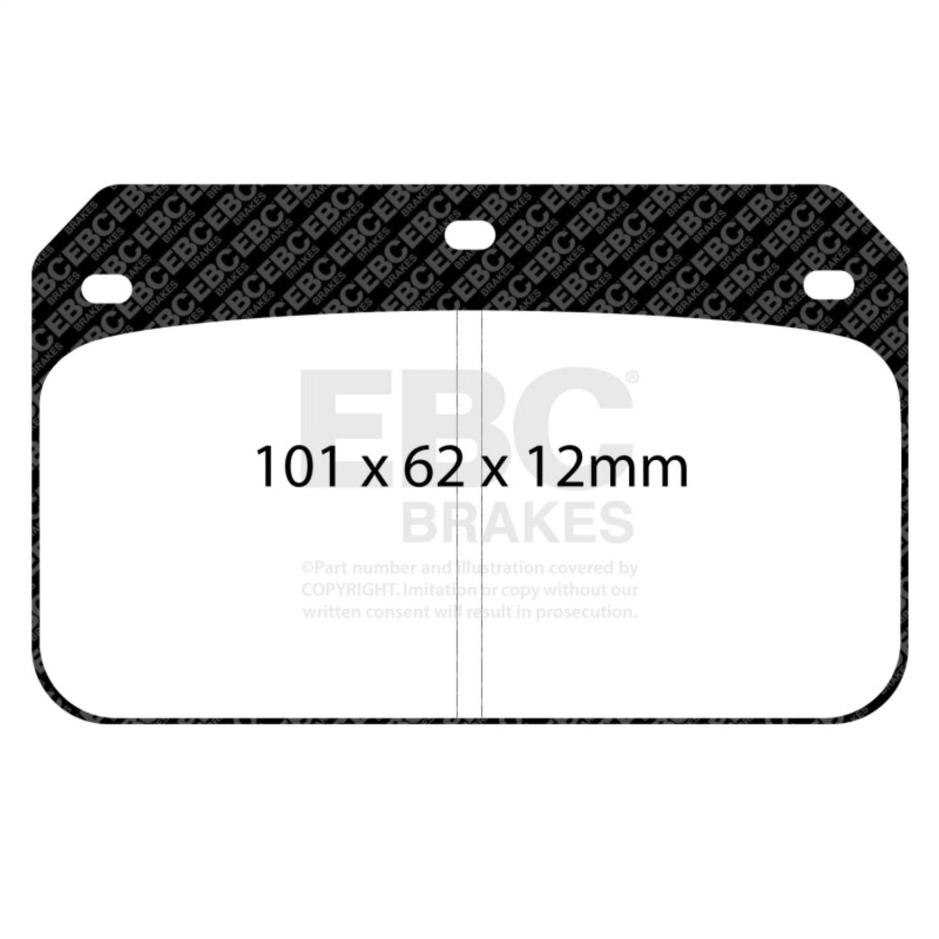 Picture of EBC Yellowstuff Brake Pad Sets - DP4001R