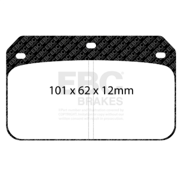 Picture of EBC Yellowstuff Brake Pad Sets - DP4001R