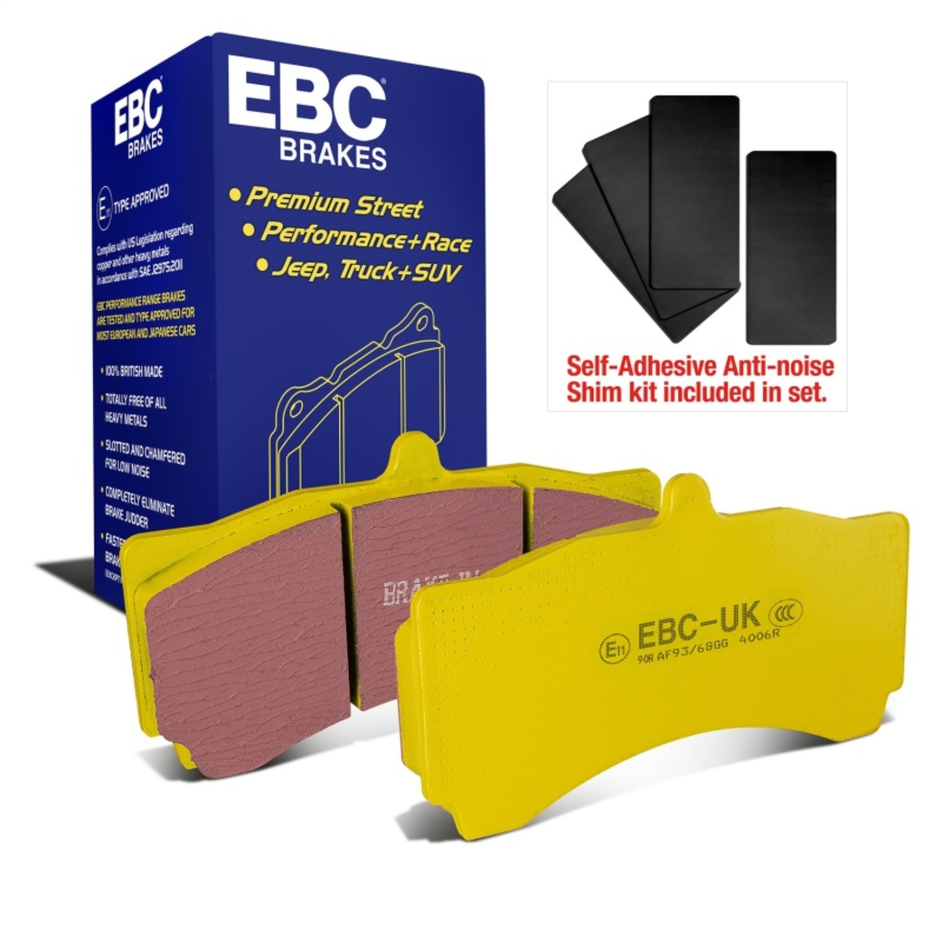 Picture of EBC Yellowstuff Brake Pad Sets - DP4006R