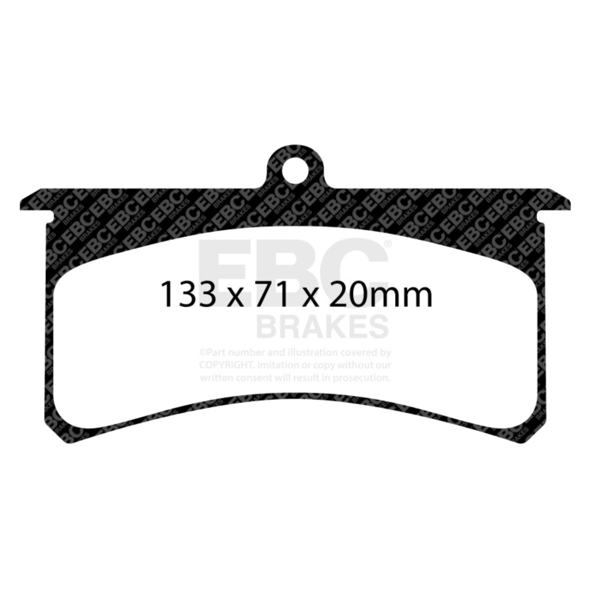 Picture of EBC Yellowstuff Brake Pad Sets - DP4007R