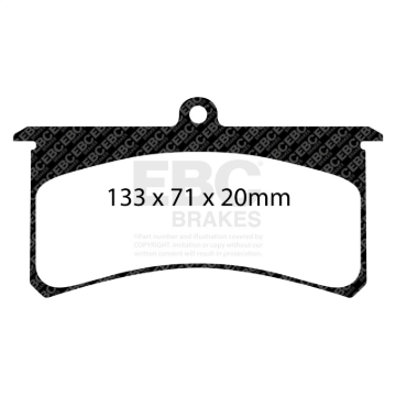 Picture of EBC Yellowstuff Brake Pad Sets - DP4007R