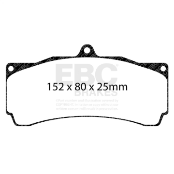 Picture of EBC Yellowstuff Brake Pad Sets - DP4009R