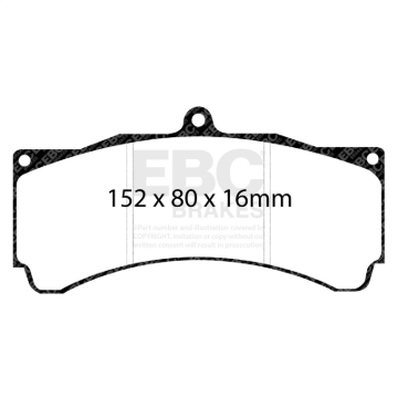 Picture of EBC Yellowstuff Brake Pad Sets - DP4032R
