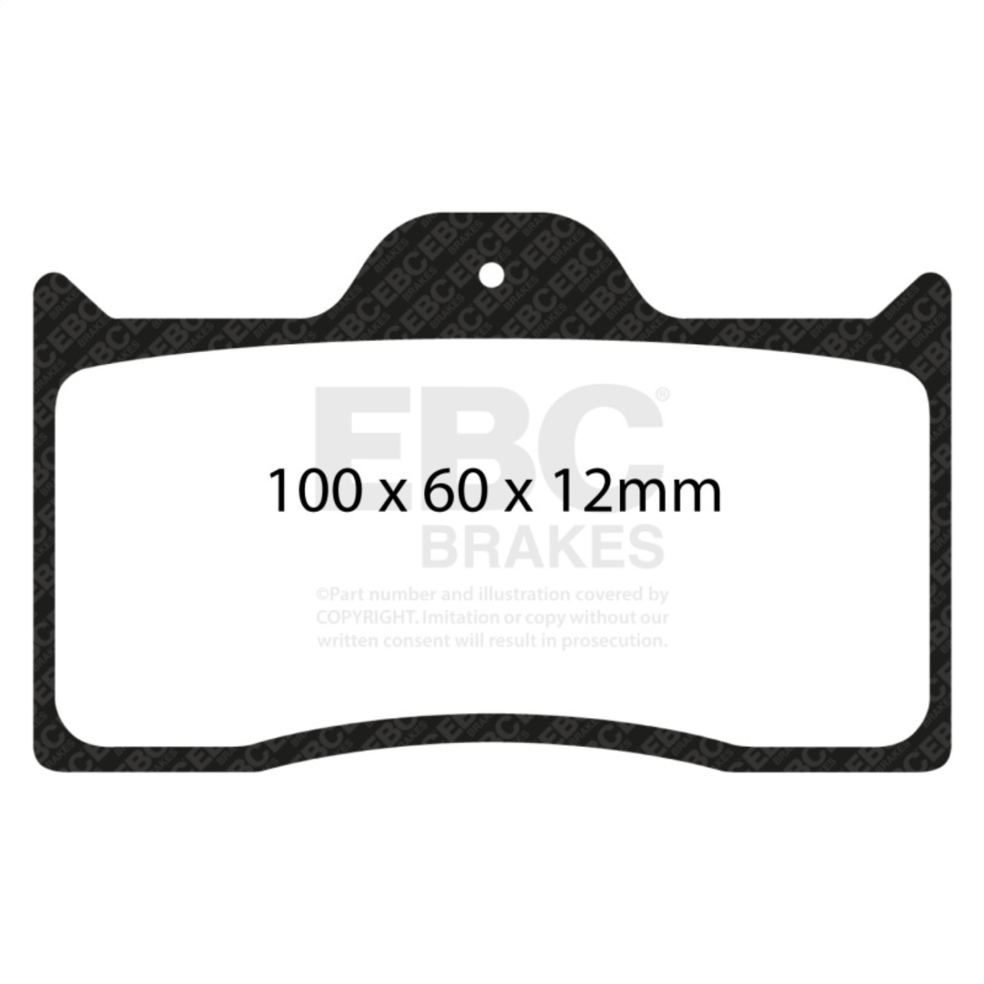 Picture of EBC Yellowstuff Brake Pad Sets - DP4038R
