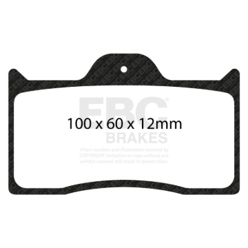 Picture of EBC Yellowstuff Brake Pad Sets - DP4038R