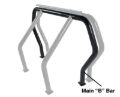 Picture of Go Rhino GOR Bed Bar-Black Rear - 90002B