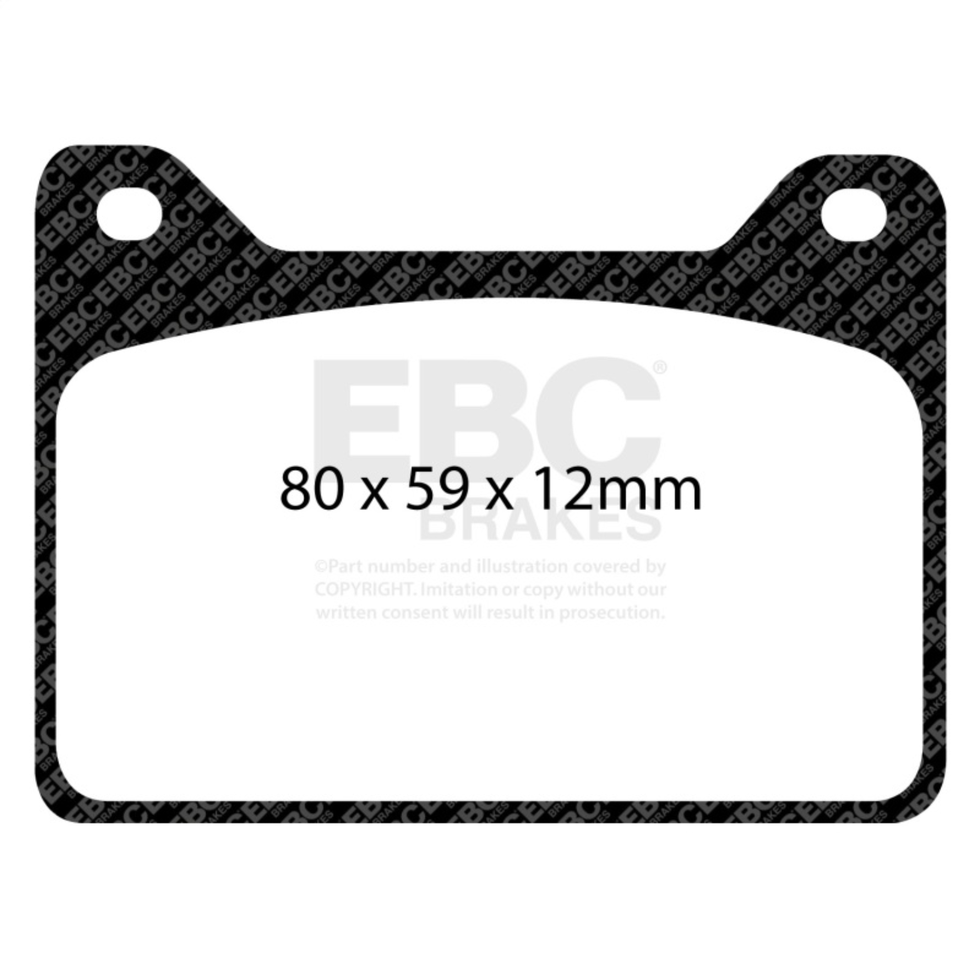 Picture of EBC Yellowstuff Brake Pad Sets - DP4057R