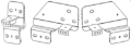 Picture of Go Rhino GOR Dom Brackets - D64205TK
