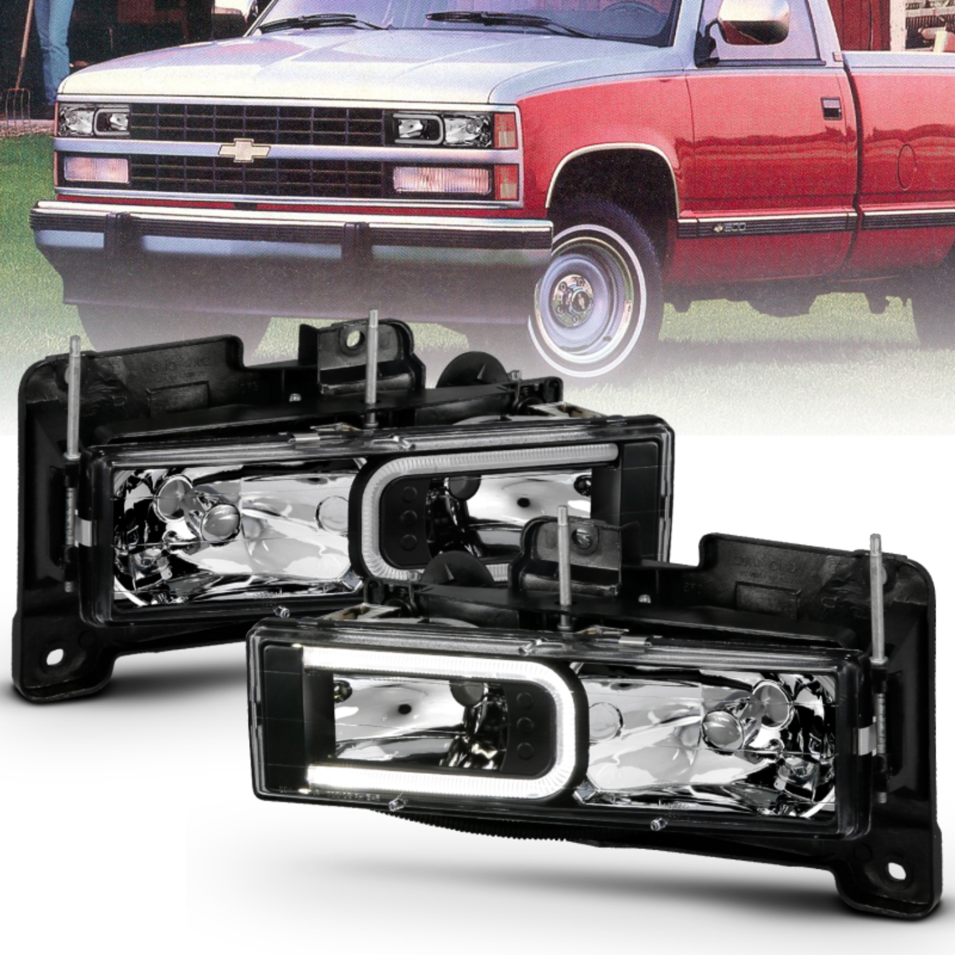Picture of ANZO ANZ Crystal Headlights - 111498