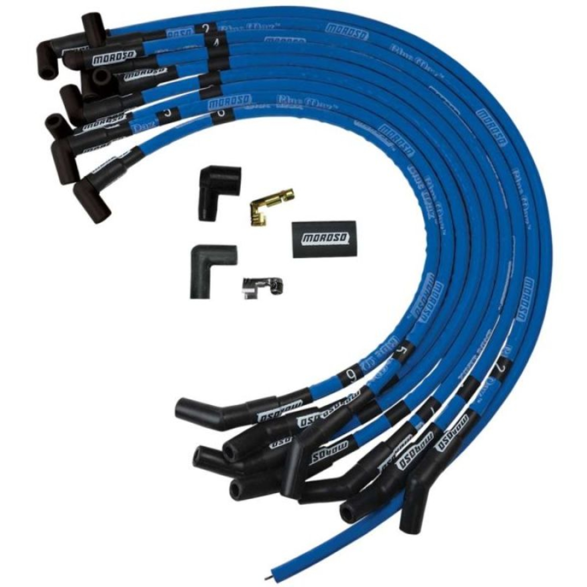 Picture of Moroso MOR Ignition-Wire Set Spark Plug Wire Sets - 72430