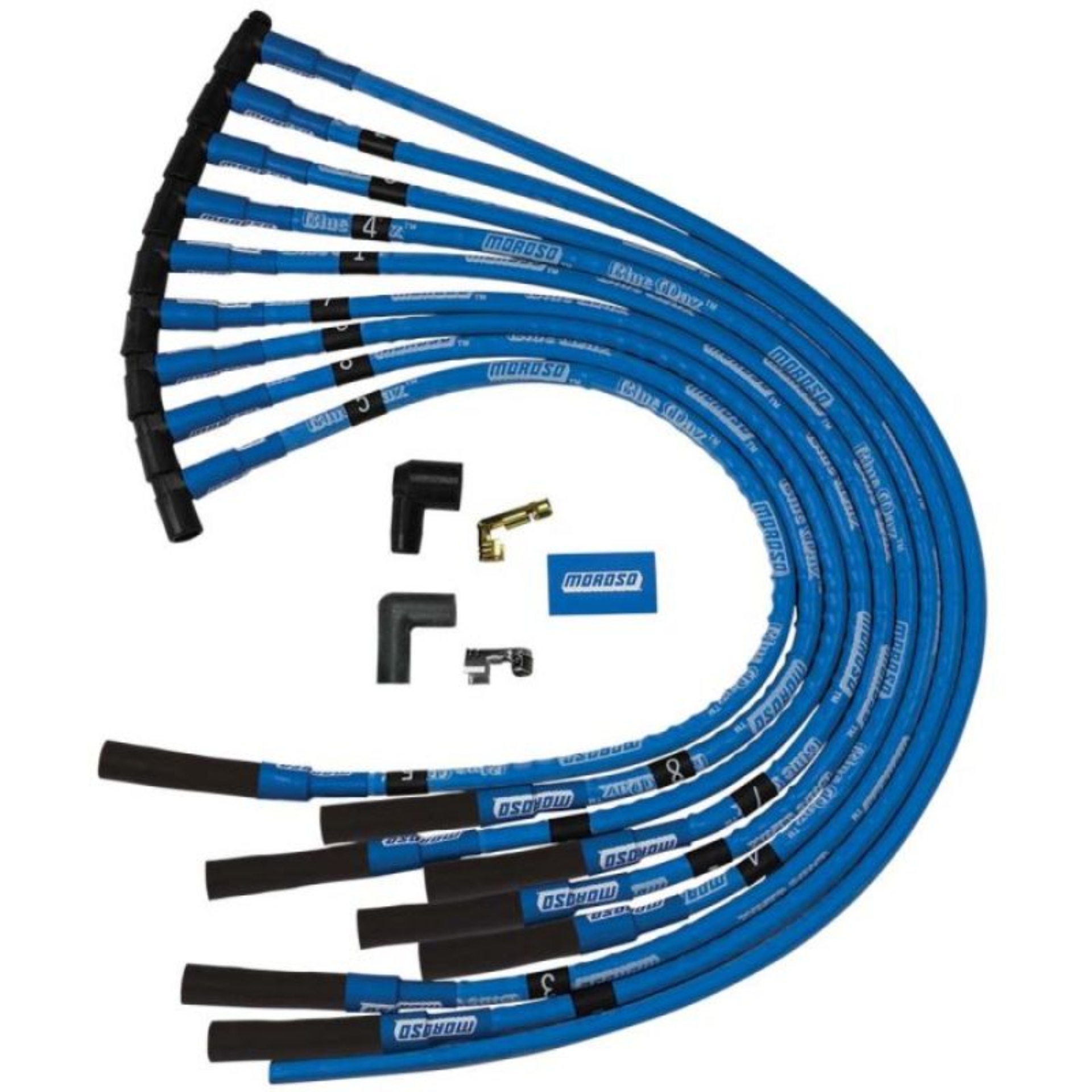 Picture of Moroso MOR Ignition-Wire Set Spark Plug Wire Sets - 72415