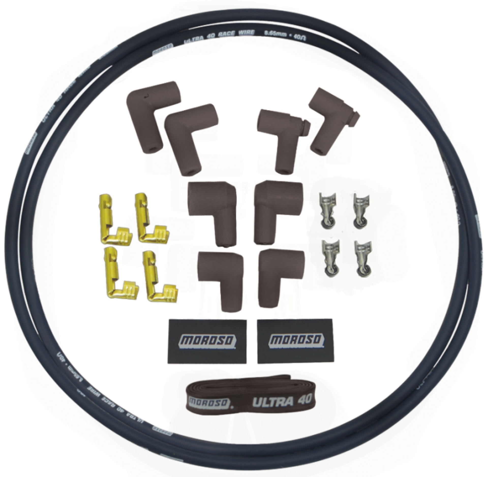 Picture of Moroso MOR Ignition-Wire Set Spark Plug Wire Sets - 73241