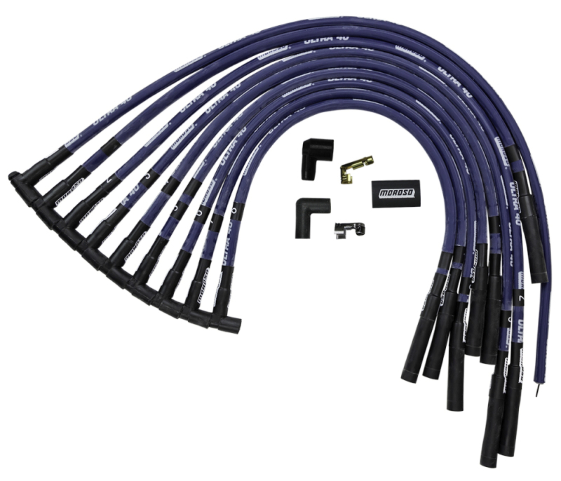 Picture of Moroso MOR Ignition-Wire Set Spark Plug Wire Sets - 73615