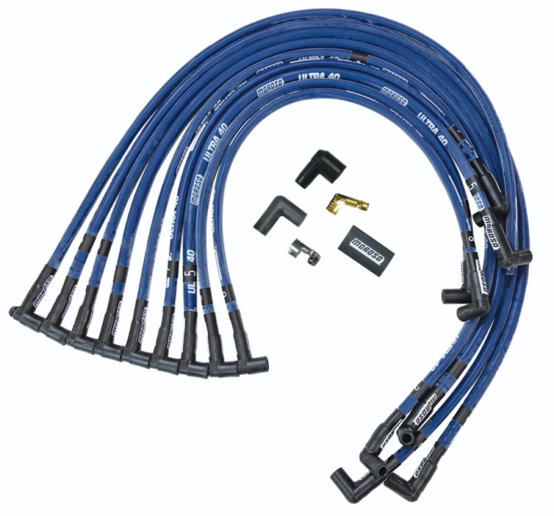 Picture of Moroso MOR Ignition-Wire Set Spark Plug Wire Sets - 73607