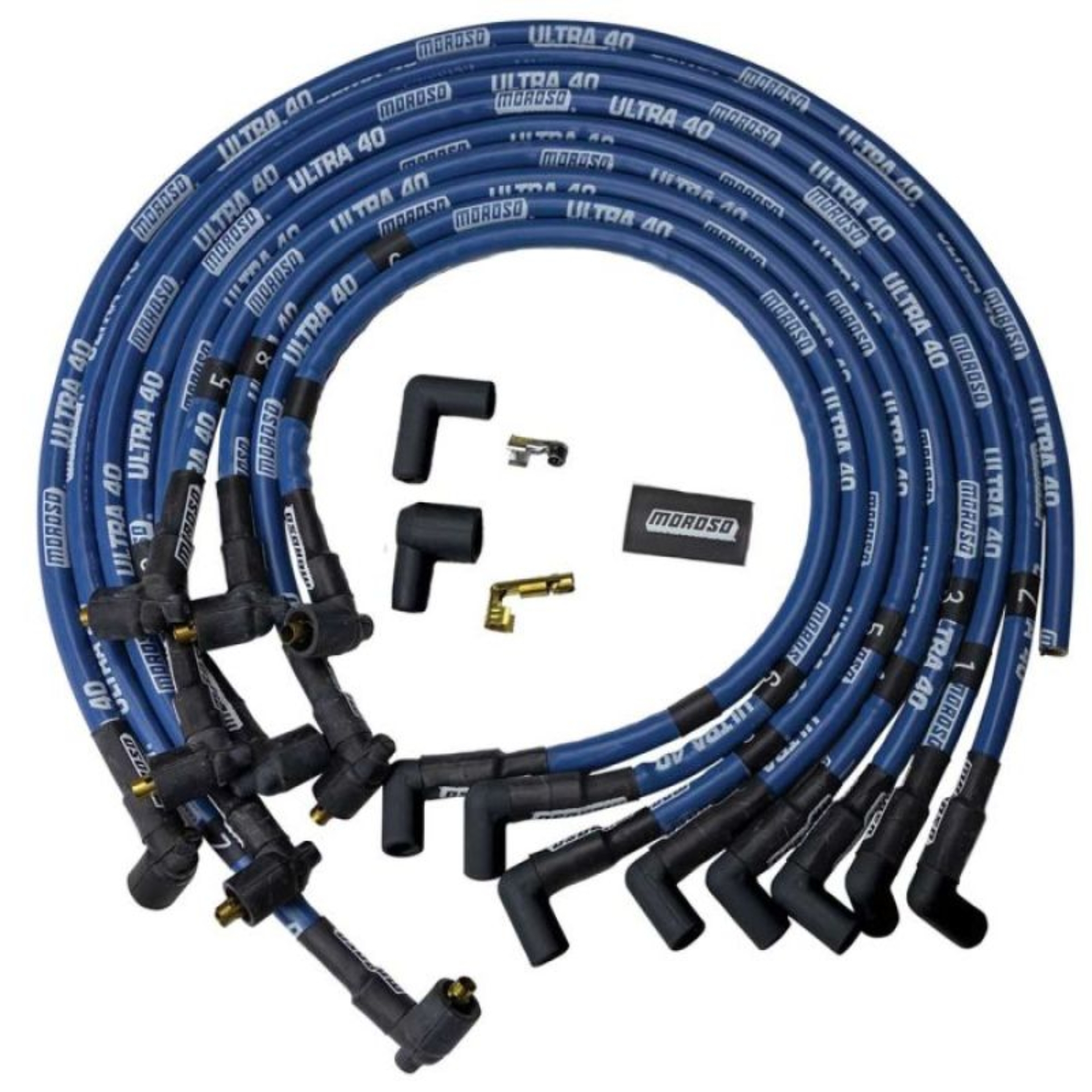 Picture of Moroso MOR Ignition-Wire Set Spark Plug Wire Sets - 73621