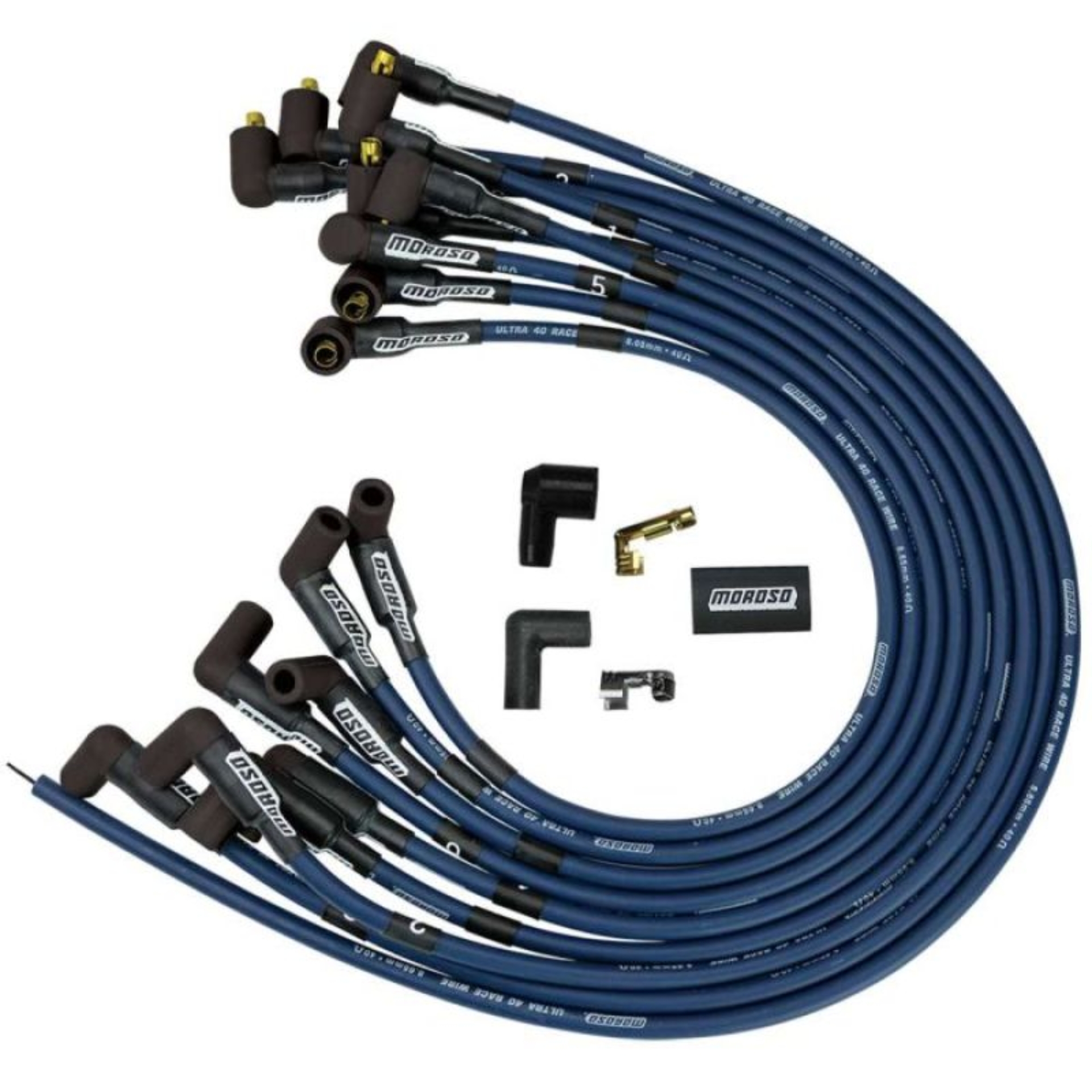 Picture of Moroso MOR Ignition-Wire Set Spark Plug Wire Sets - 73663