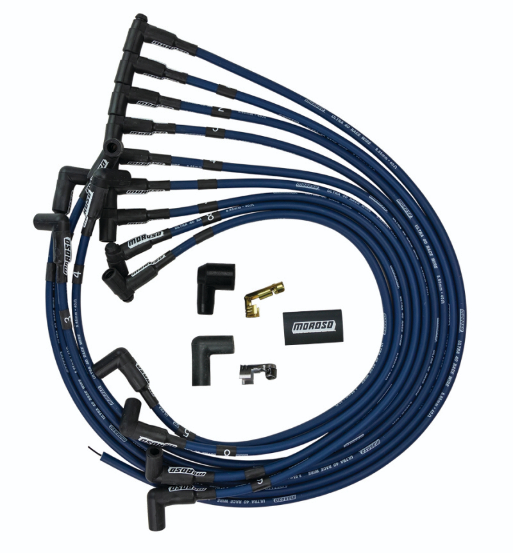 Picture of Moroso MOR Ignition-Wire Set Spark Plug Wire Sets - 73666