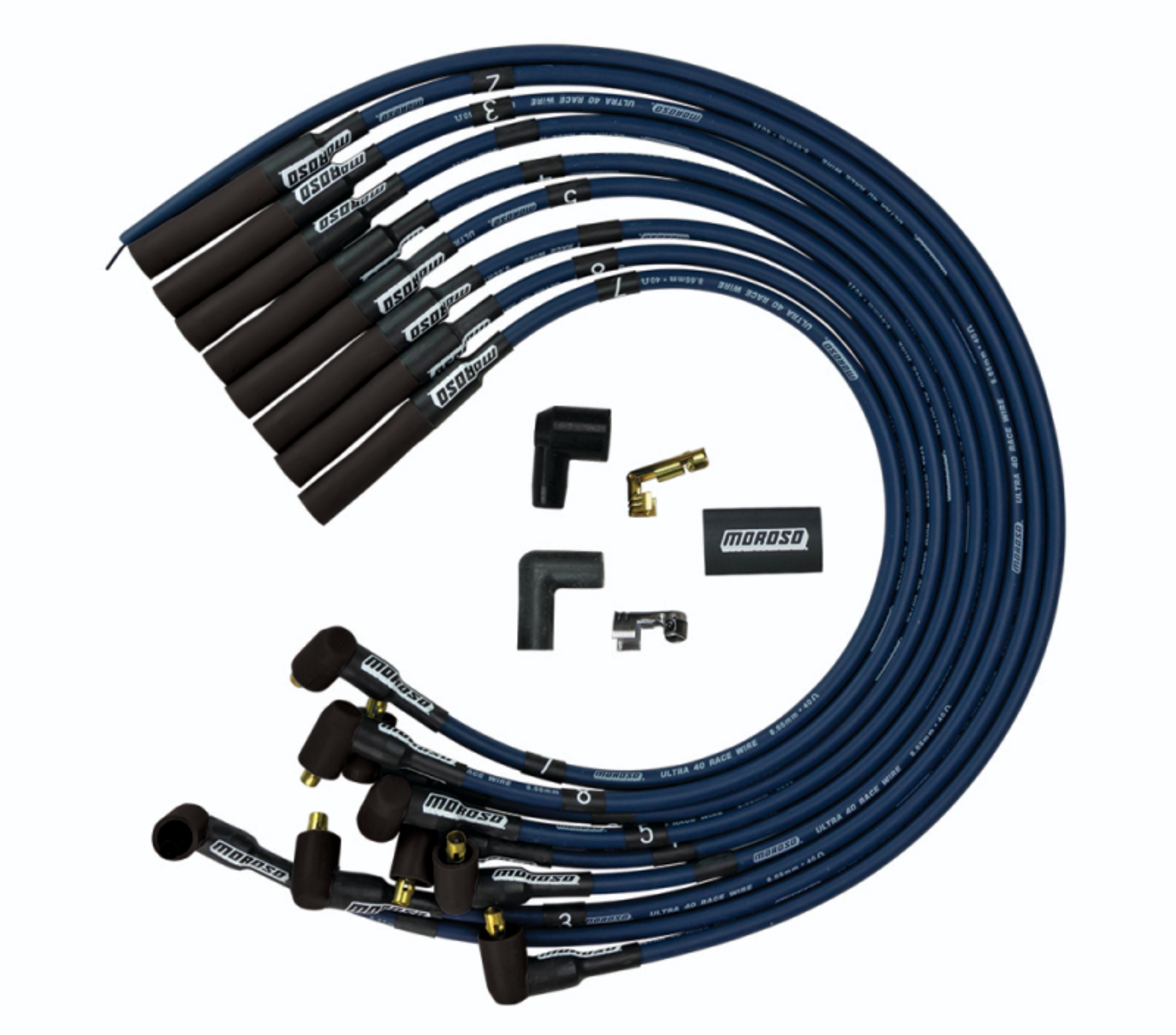 Picture of Moroso MOR Ignition-Wire Set Spark Plug Wire Sets - 73667