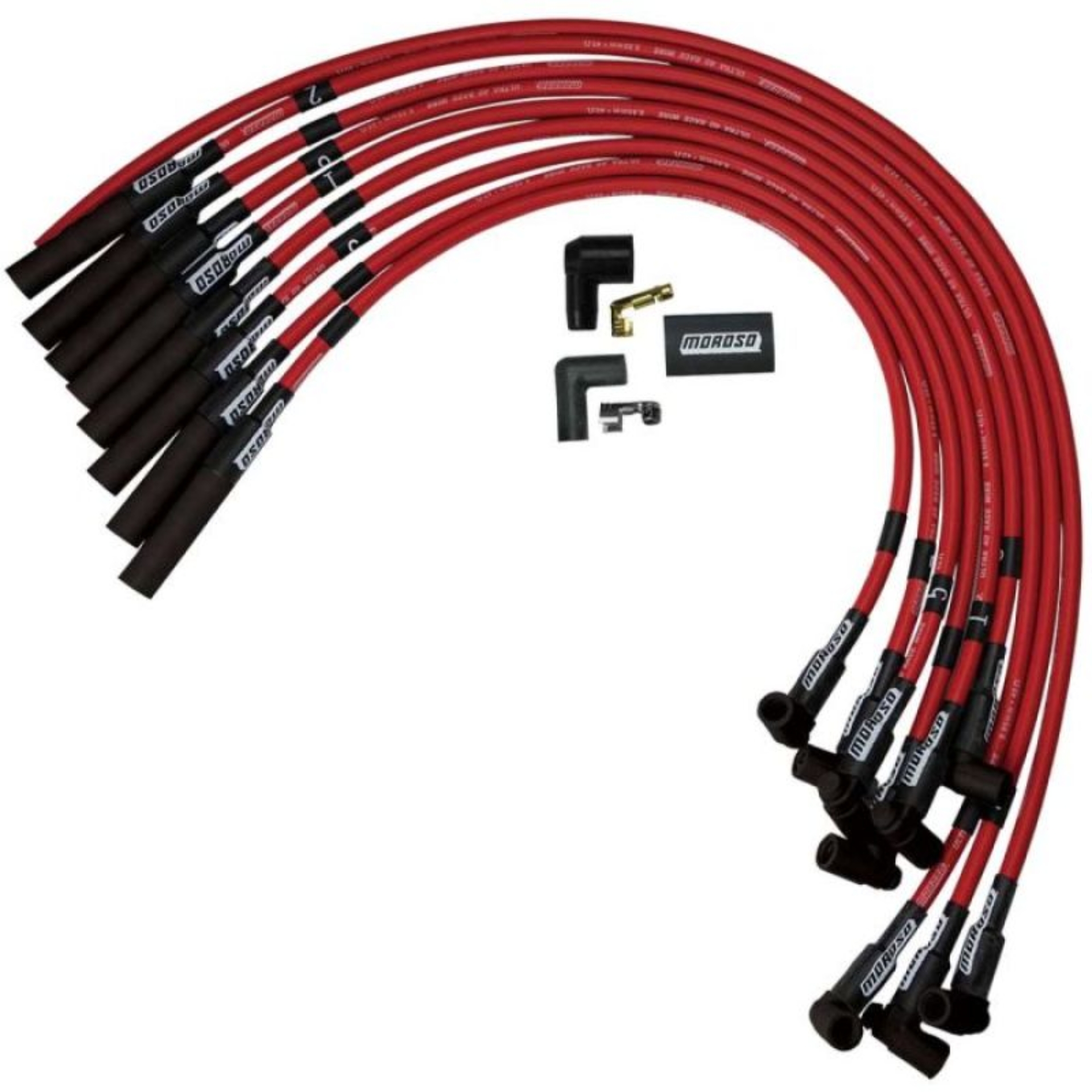 Picture of Moroso MOR Ignition-Wire Set Spark Plug Wire Sets - 73688