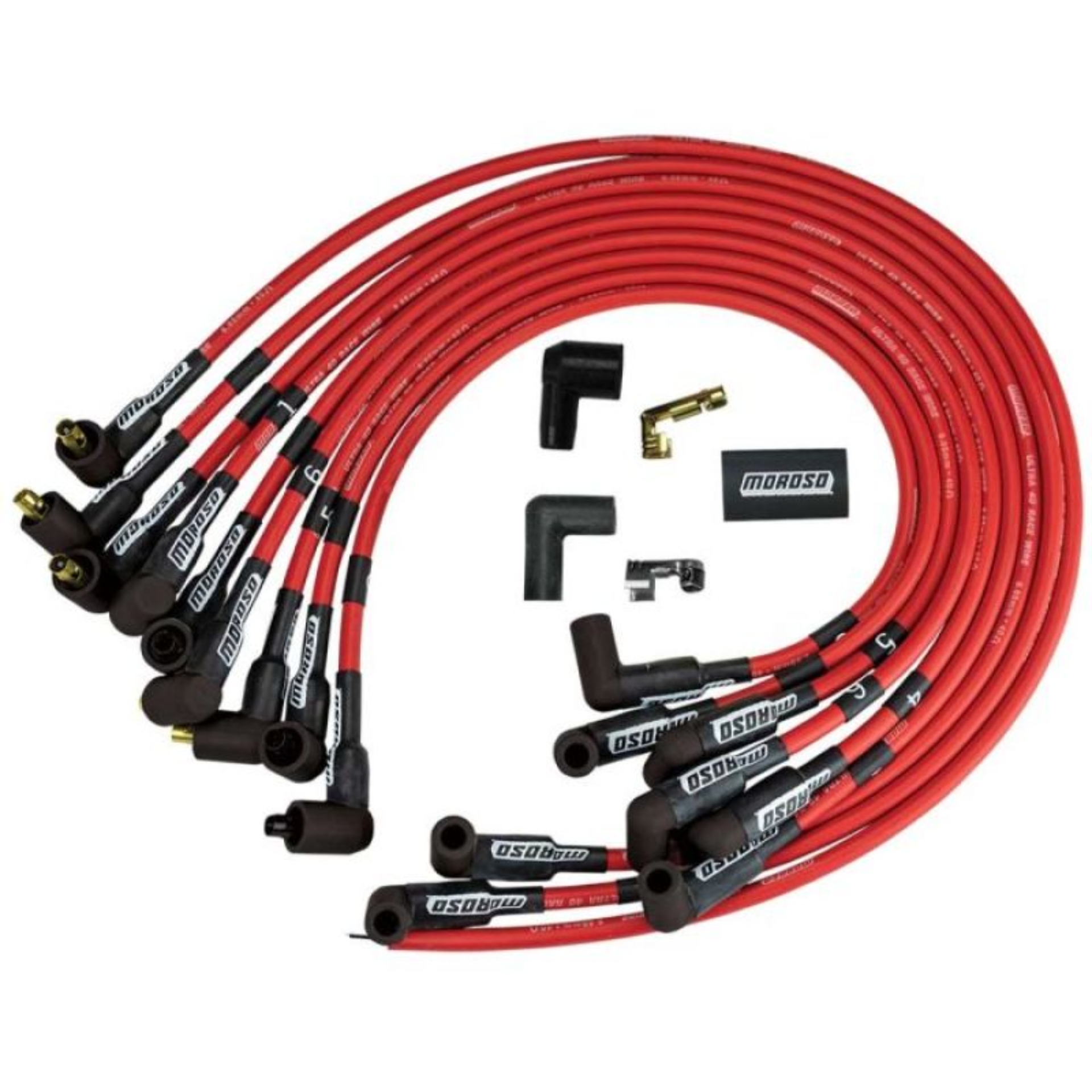 Picture of Moroso MOR Ignition-Wire Set Spark Plug Wire Sets - 73683