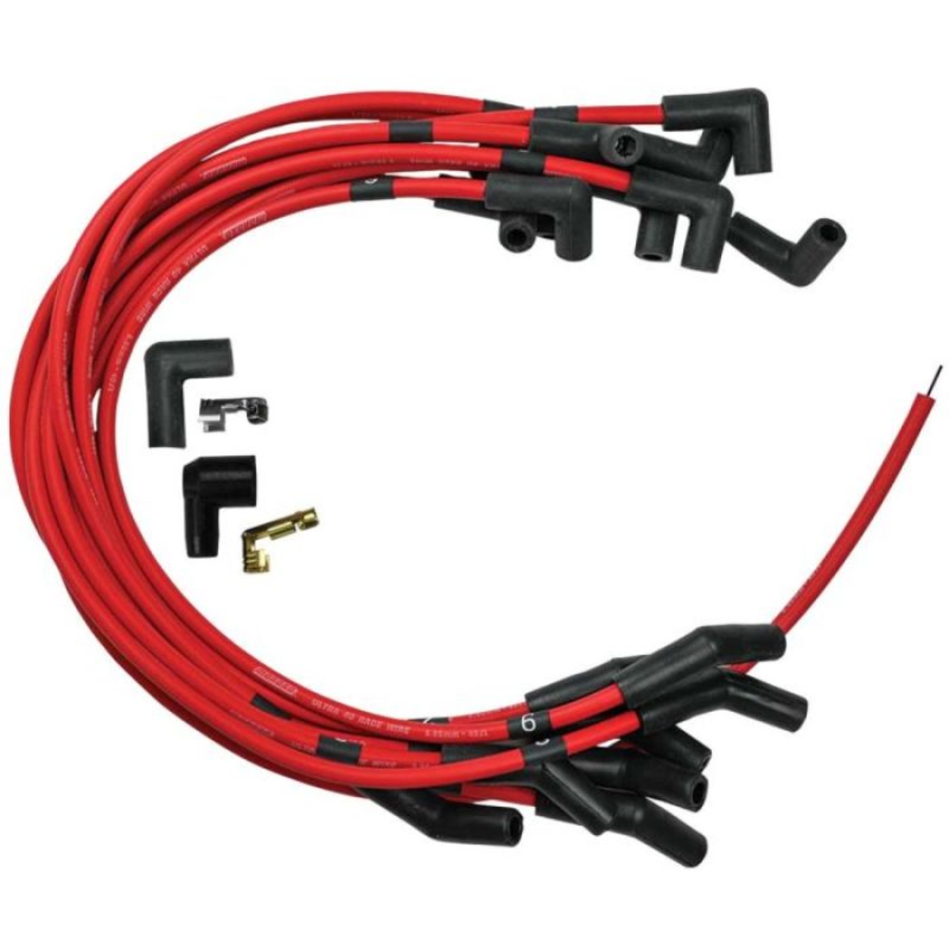 Picture of Moroso MOR Ignition-Wire Set Spark Plug Wire Sets - 73695