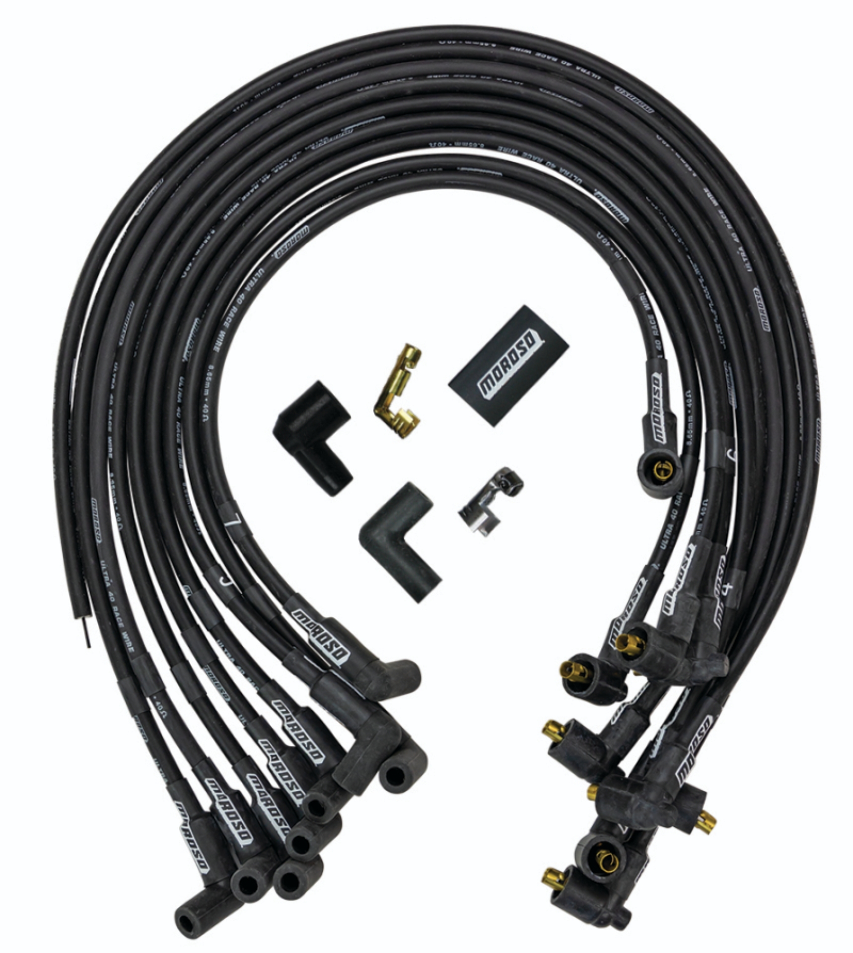 Picture of Moroso MOR Ignition-Wire Set Spark Plug Wire Sets - 73713