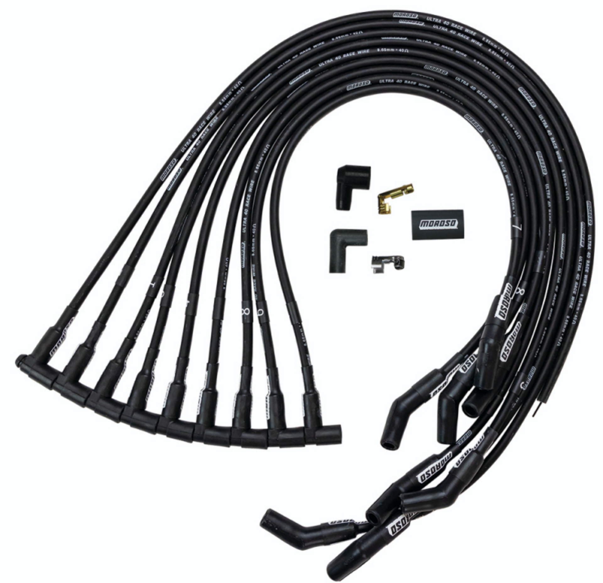Picture of Moroso MOR Ignition-Wire Set Spark Plug Wire Sets - 73729