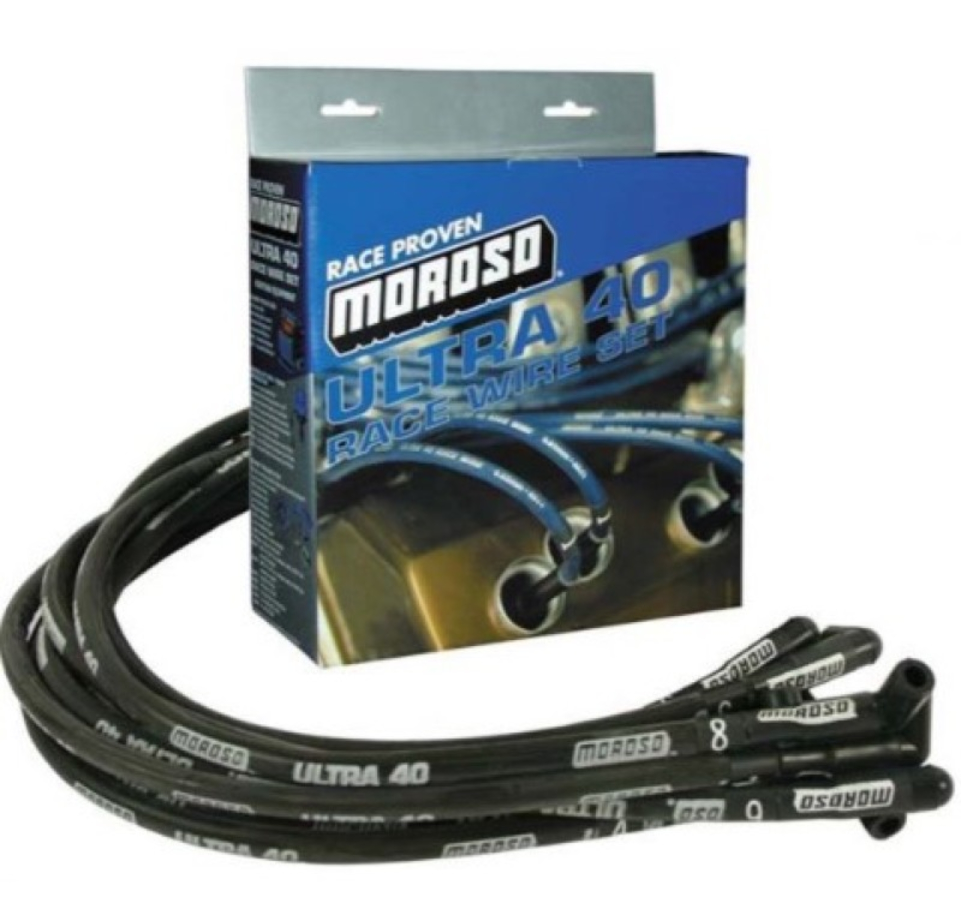 Picture of Moroso MOR Ignition-Wire Set Spark Plug Wire Sets - 73824