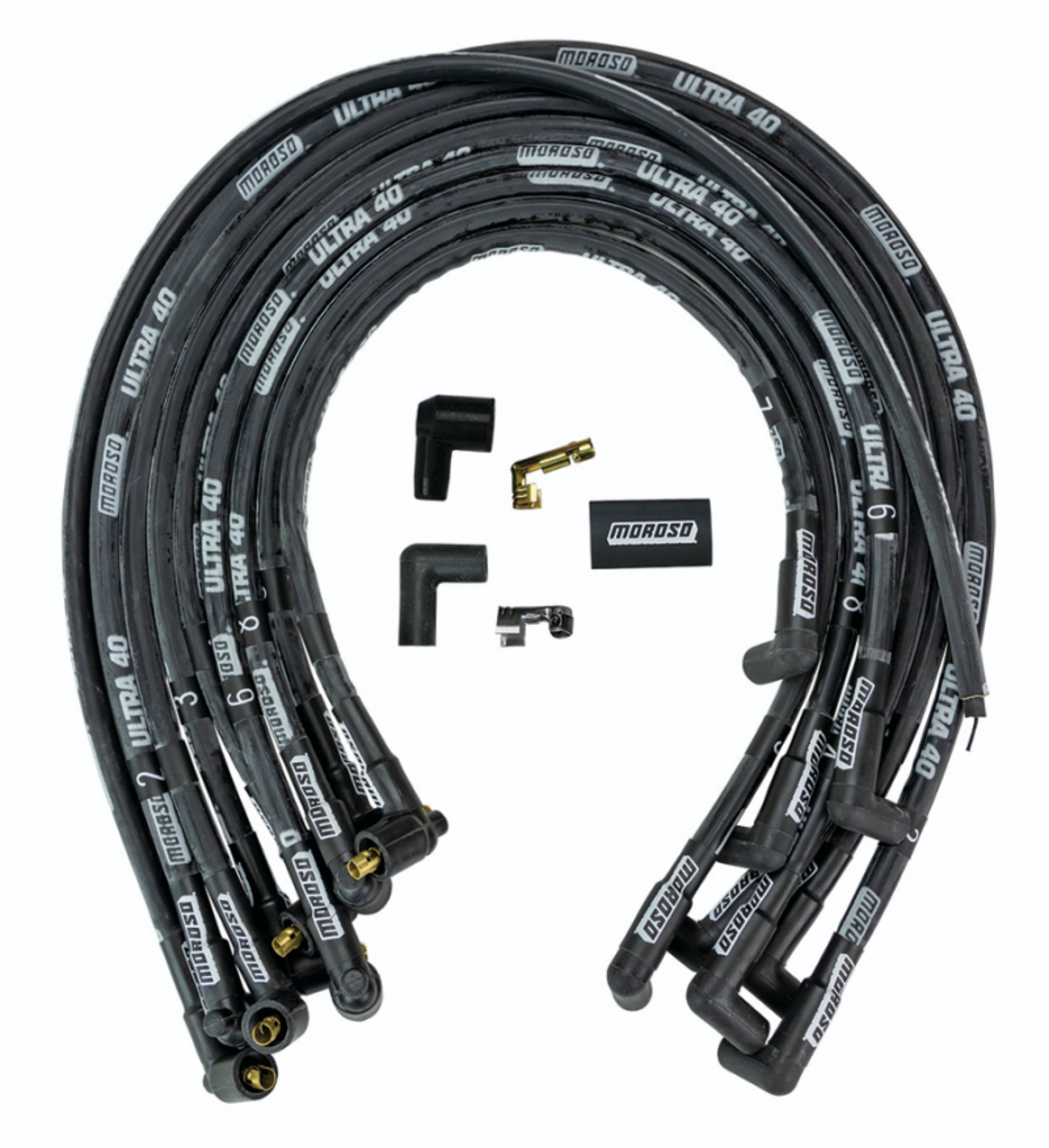 Picture of Moroso MOR Ignition-Wire Set Spark Plug Wire Sets - 73821