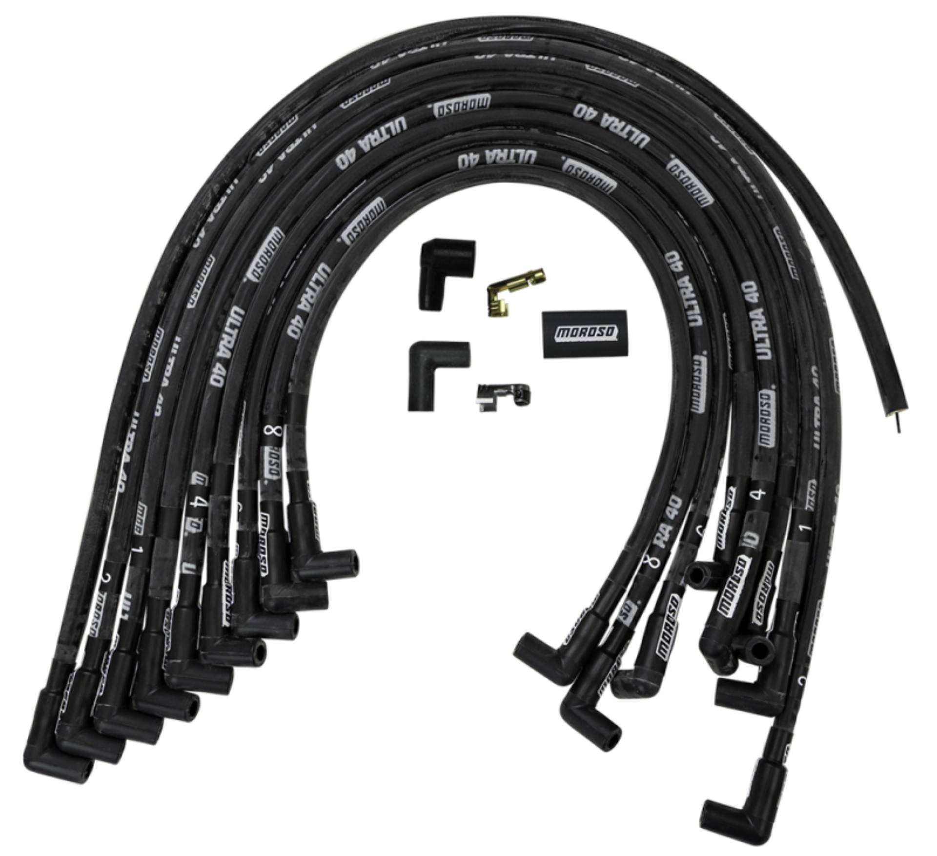 Picture of Moroso MOR Ignition-Wire Set Spark Plug Wire Sets - 73832