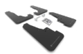 Picture of Rally Armor RAL UR Blk Flap/Grey Logo Mud Flaps - MF55-UR-BLK/GRY