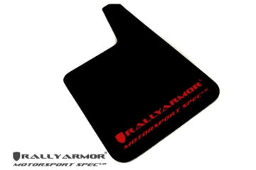 Picture of Rally Armor RAL UR Blk Flap/Rd Logo Mud Flaps - MF20-MSUR-BK/RD