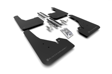 Picture of Rally Armor RAL UR Blk Flap/Grey Logo Mud Flaps - MF67-UR-BLK/GRY