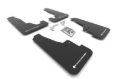 Picture of Rally Armor RAL UR Blk Flap/Wht Logo Mud Flaps - MF55-UR-BLK/WH