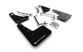 Picture of Rally Armor RAL UR Blk Flap/Wht Logo Mud Flaps - MF56-UR-BLK/WH