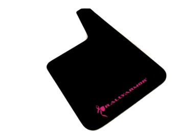 Picture of Rally Armor RAL BCA Black Flap / Pink Logo Mud Flaps - MF20-BAS-BCPK