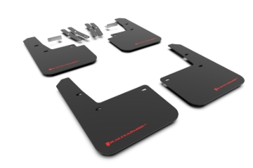 Picture of Rally Armor RAL UR Blk Flap/Rd Logo Mud Flaps - MF63-UR-BLK/RD