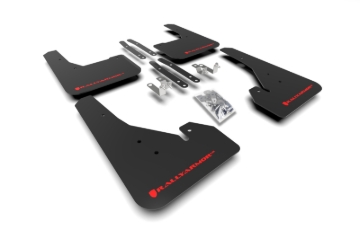Picture of Rally Armor RAL UR Blk Flap/Rd Logo Mud Flaps - MF67-UR-BLK/RD