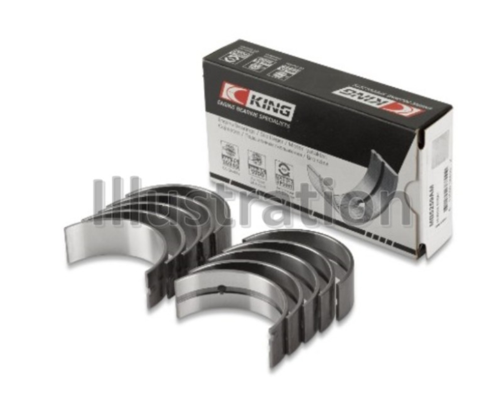 Picture of King Engine Bearings KING Main Bearings - MB5204AM010