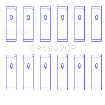 Picture of King Engine Bearings KING Connecting Rod Bearings - CR6902CP