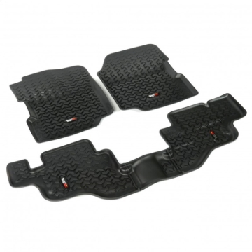 Picture of Rugged Ridge RUG Floor Liners-Black Floor Mats - 12987.09