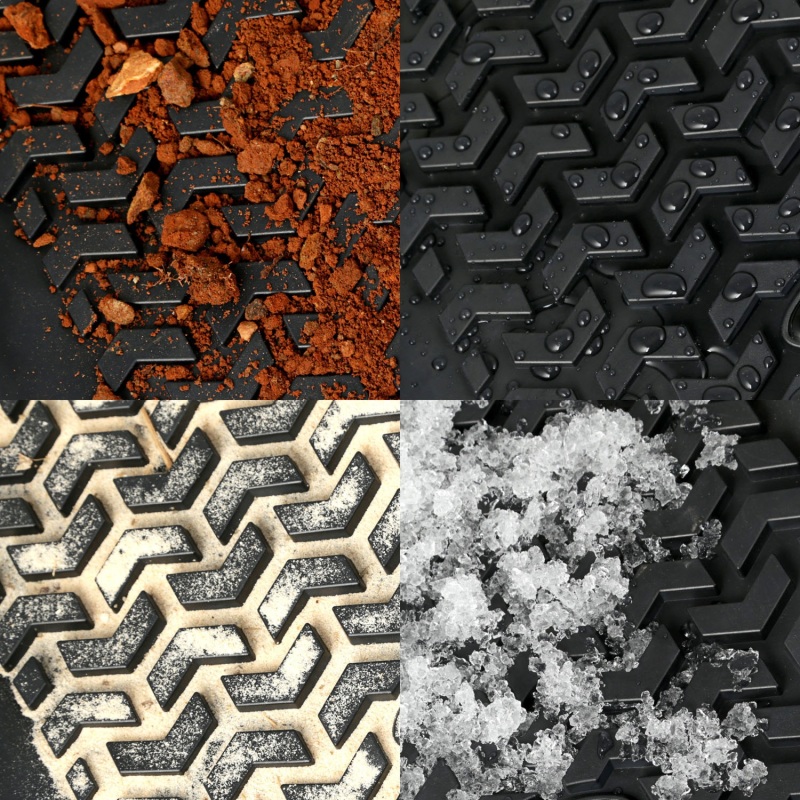 Picture of Rugged Ridge RUG Floor Liners-Black Floor Mats - DMC-12950.22