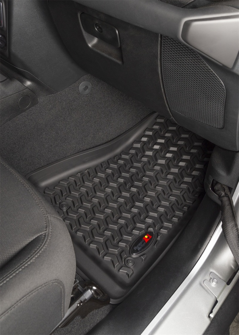 Picture of Rugged Ridge RUG Floor Liners-Black Floor Mats - 12920.36