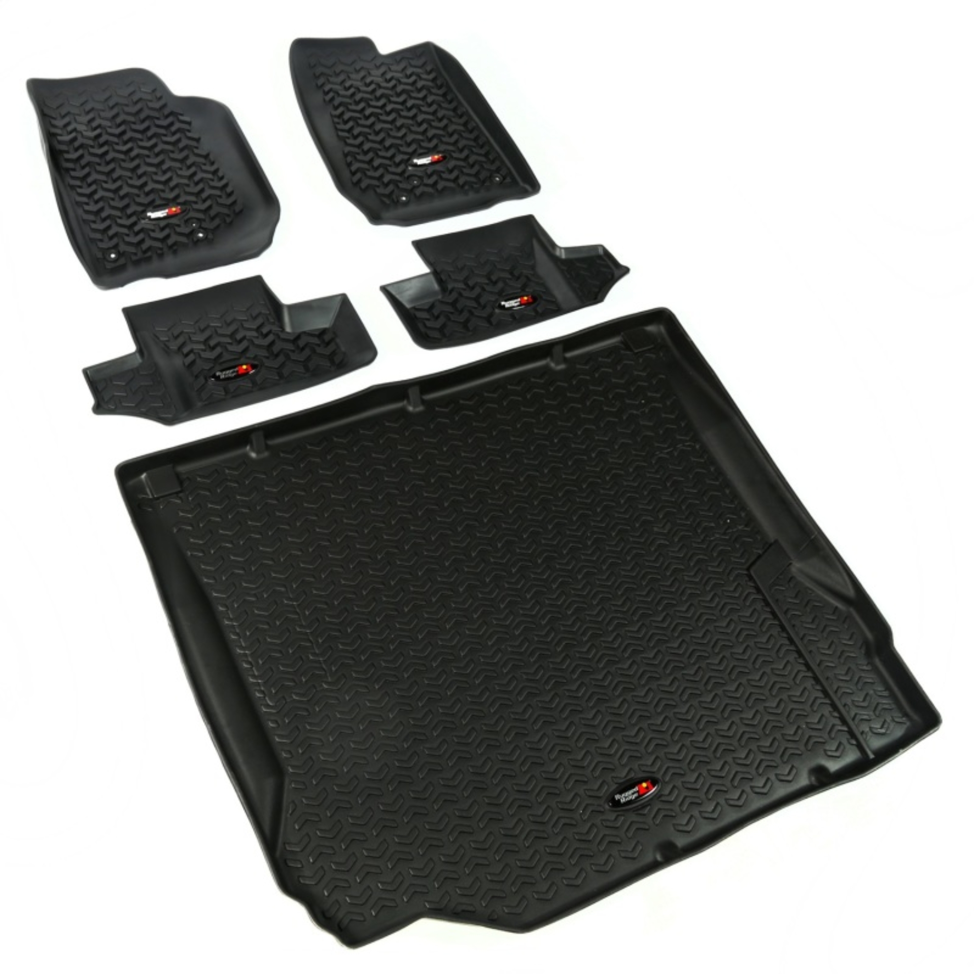 Picture of Rugged Ridge RUG Floor Liners-Black Floor Mats - 12988.02