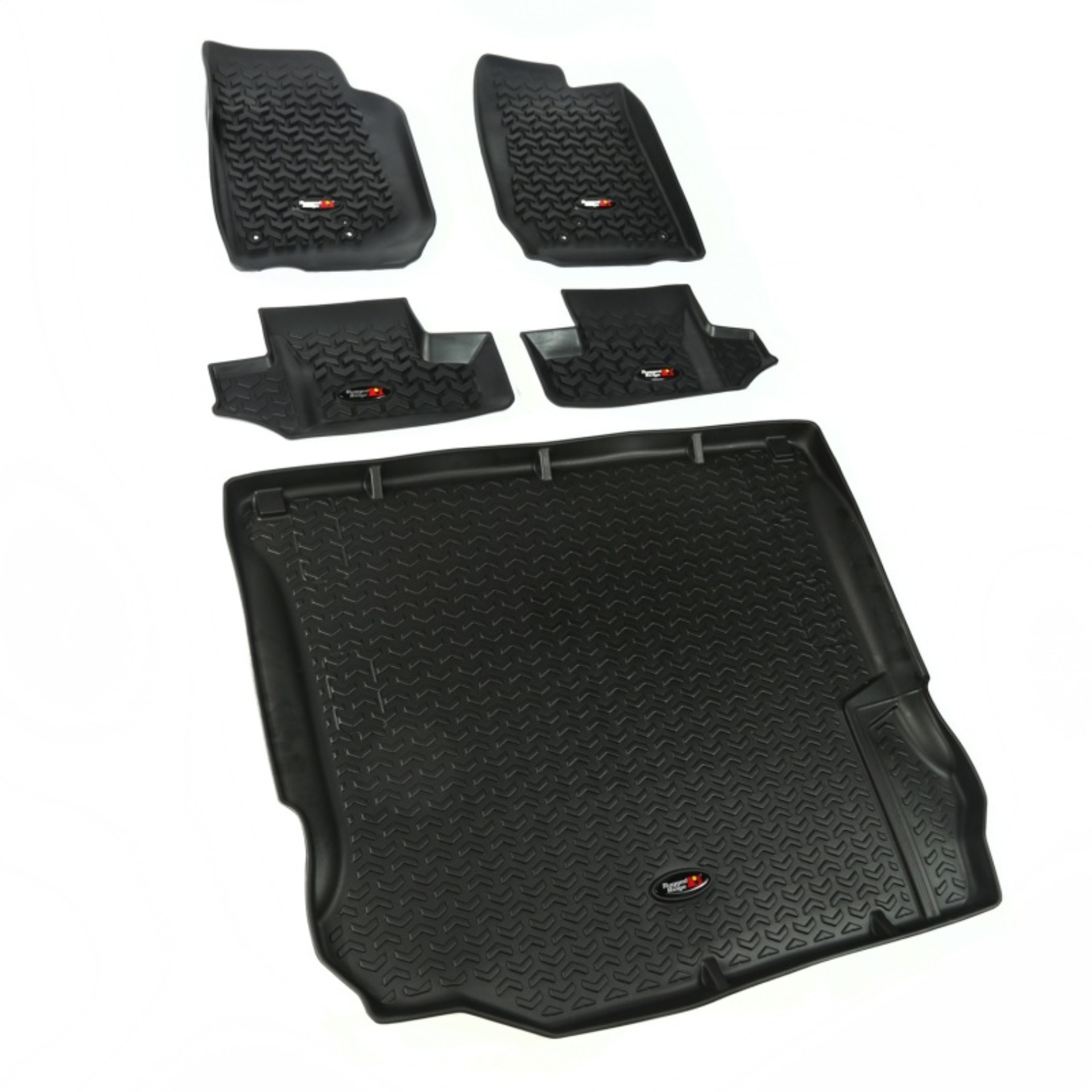 Picture of Rugged Ridge RUG Floor Liners-Black Floor Mats - 12988.03