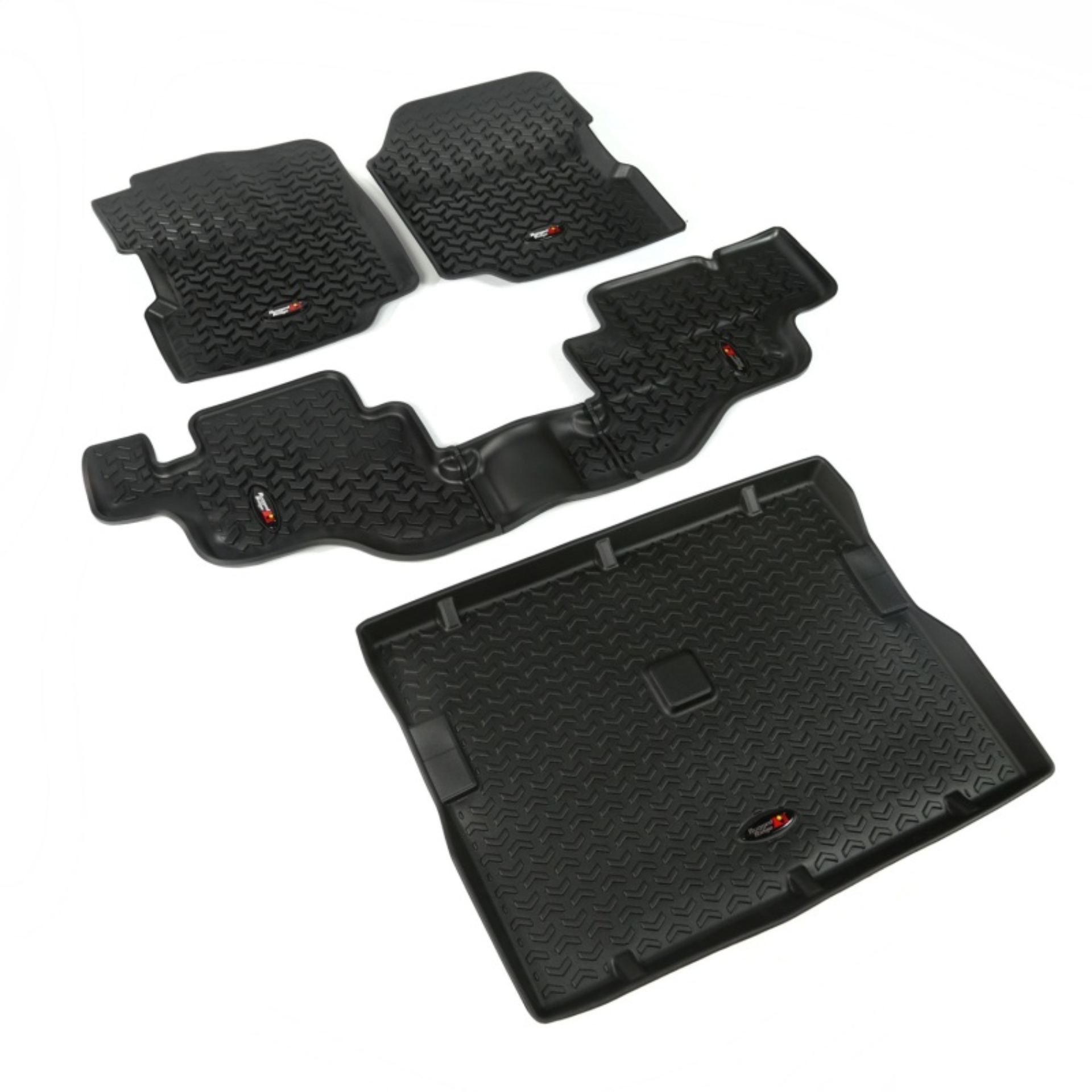 Picture of Rugged Ridge RUG Floor Liners-Black Floor Mats - 12988.09