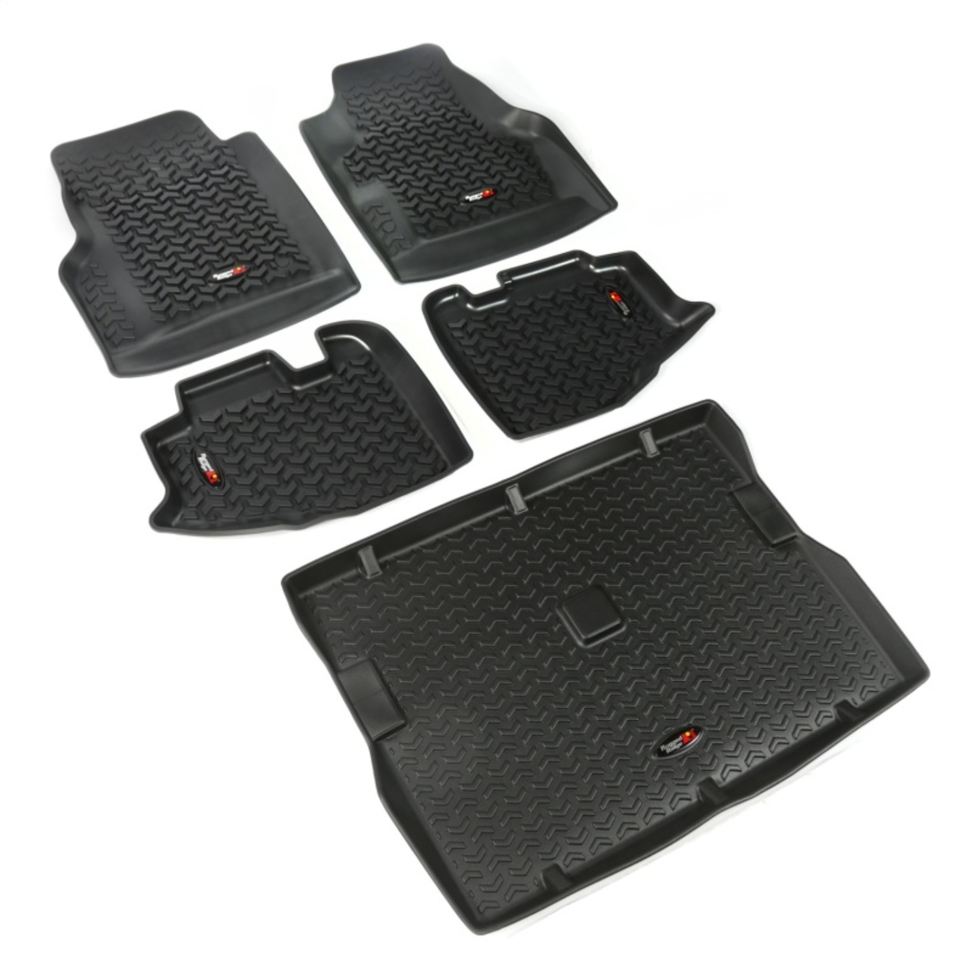 Picture of Rugged Ridge RUG Floor Liners-Black Floor Mats - 12988.10