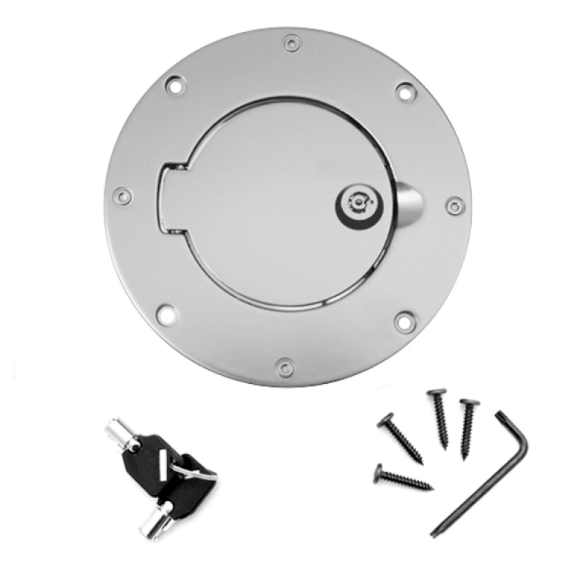 Picture of Rugged Ridge RUG Fuel Tank Caps / Doors Fuel Caps - 11425.09
