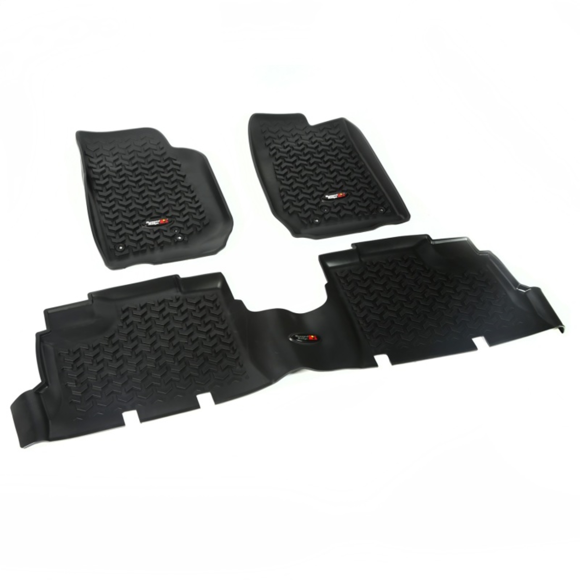 Picture of Rugged Ridge RUG Floor Liners-Black Floor Mats - 12987.04